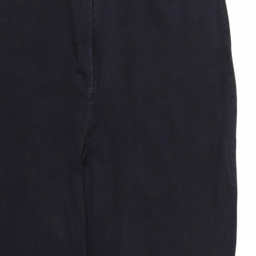 Preworn Womens Blue  Denim Skinny Jeans Size 35 in L27 in