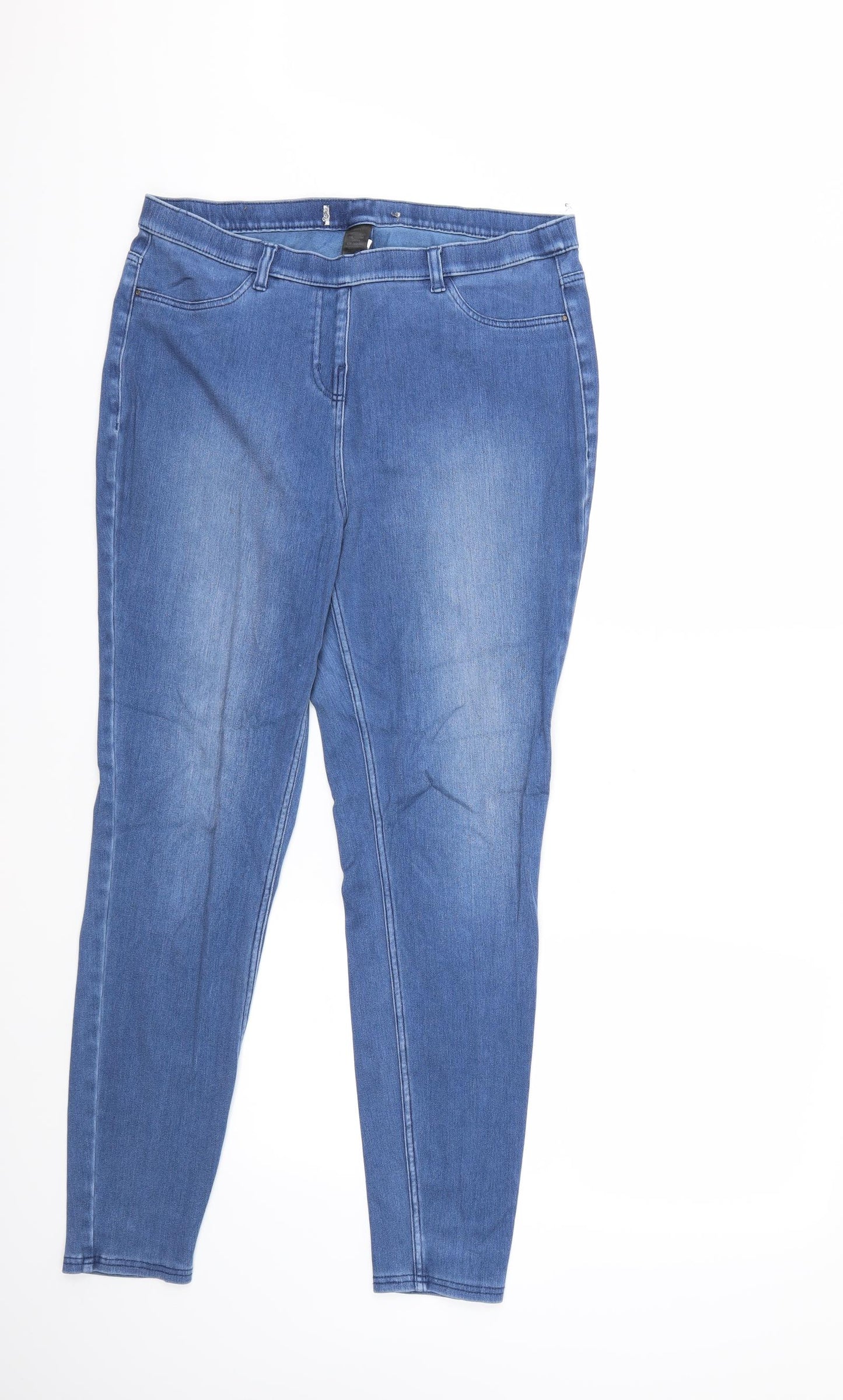 NEXT Womens Blue  Denim Jegging Jeans Size 16 L29 in