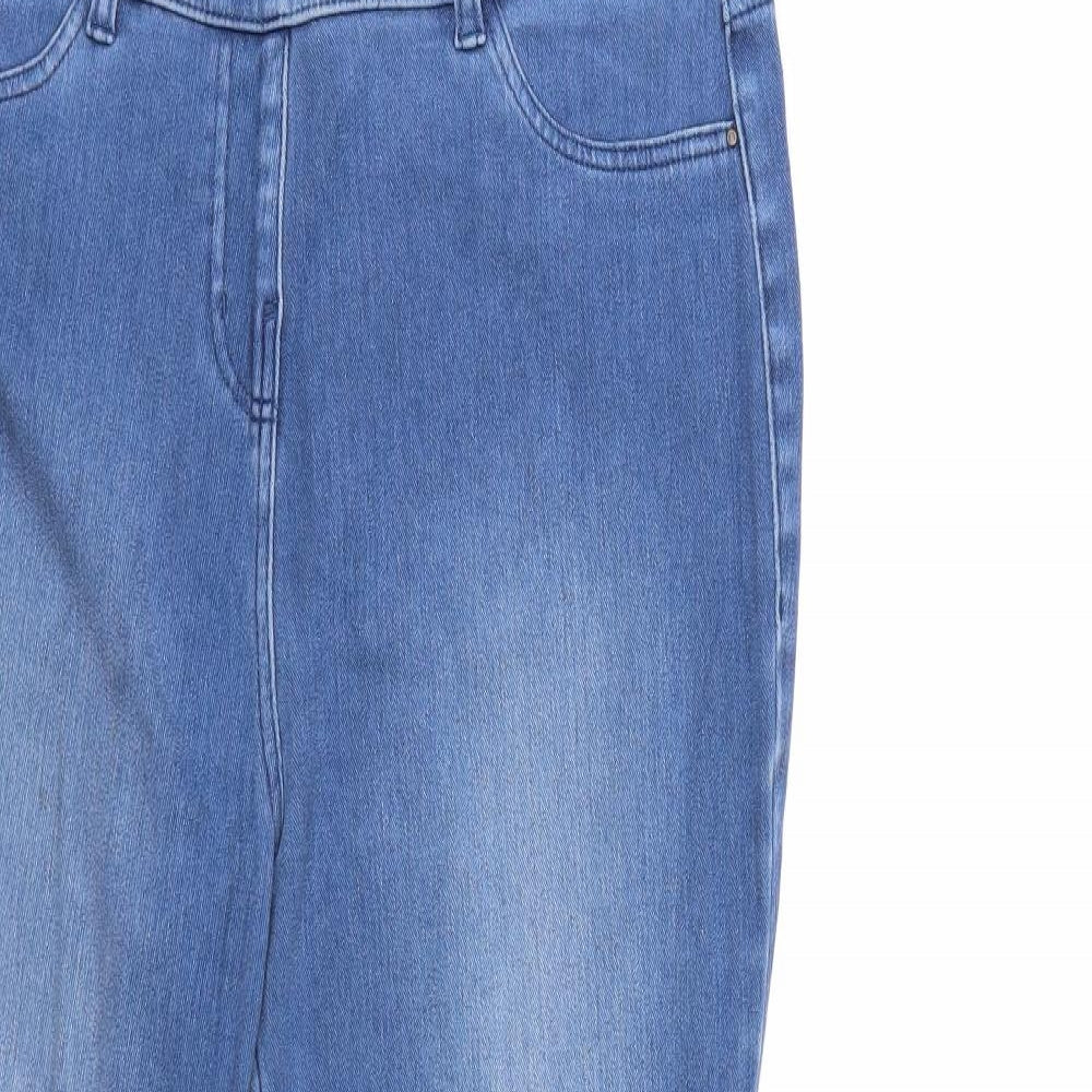 NEXT Womens Blue  Denim Jegging Jeans Size 16 L29 in