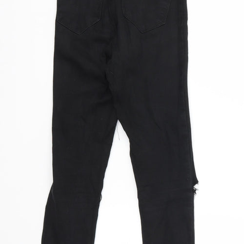 Denim & Co. Womens Black  Denim Skinny Jeans Size 4 L23 in