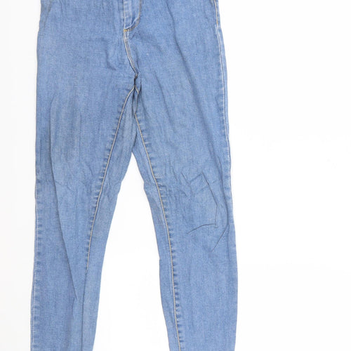 Denim & Co. Womens Blue  Denim Skinny Jeans Size 10 L29 in