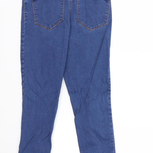 Denim & Co. Womens Blue  Denim Skinny Jeans Size 10 L25 in