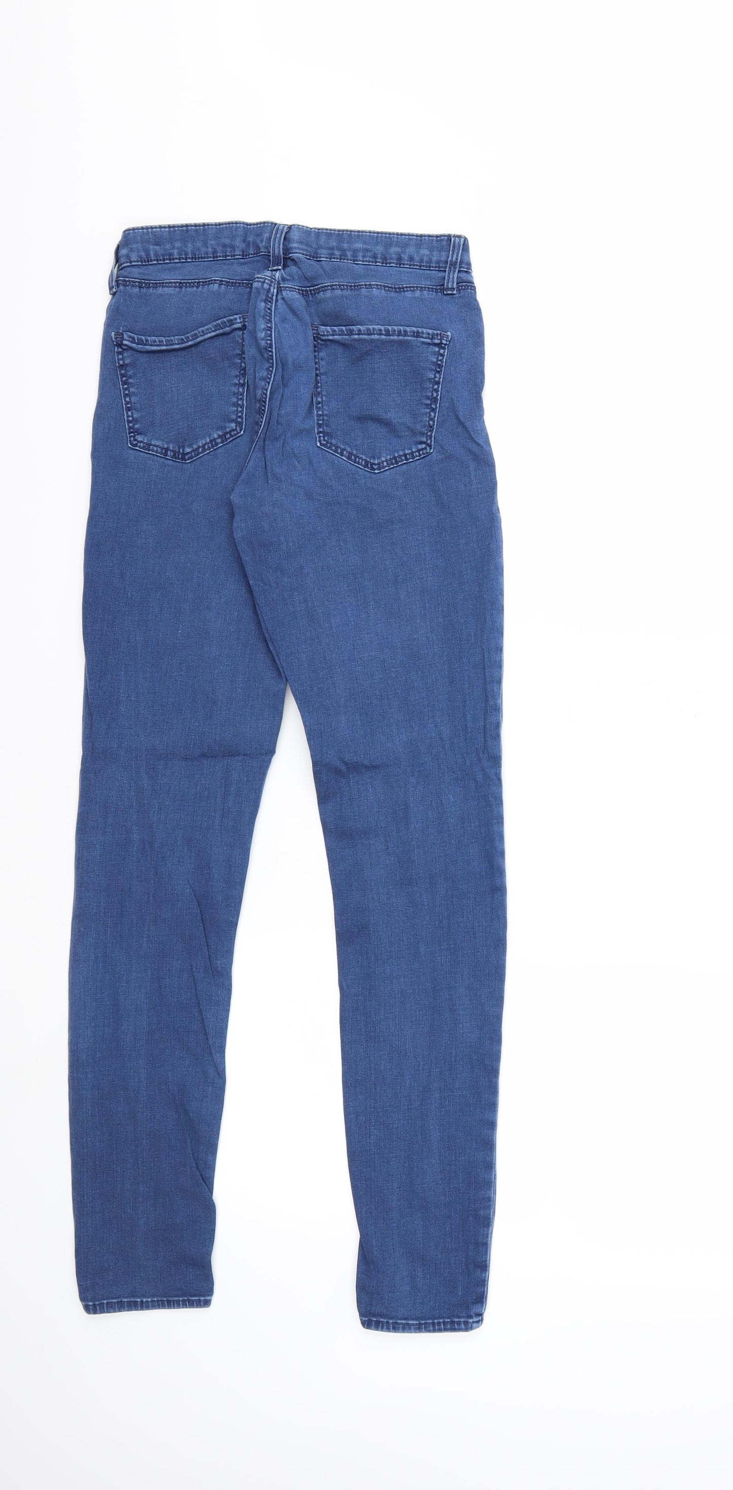 Topshop Womens Blue  Denim Skinny Jeans Size 28 in L32 in