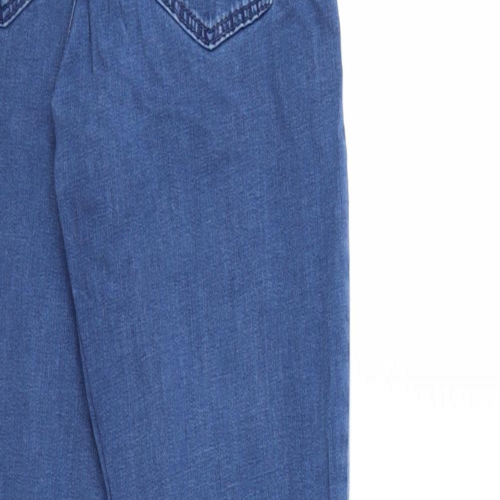 Topshop Womens Blue  Denim Skinny Jeans Size 28 in L32 in
