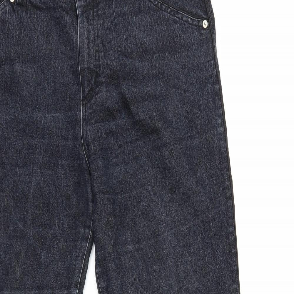 Rocha John Rocha Womens Blue  Denim Flared Jeans Size 16 L31 in