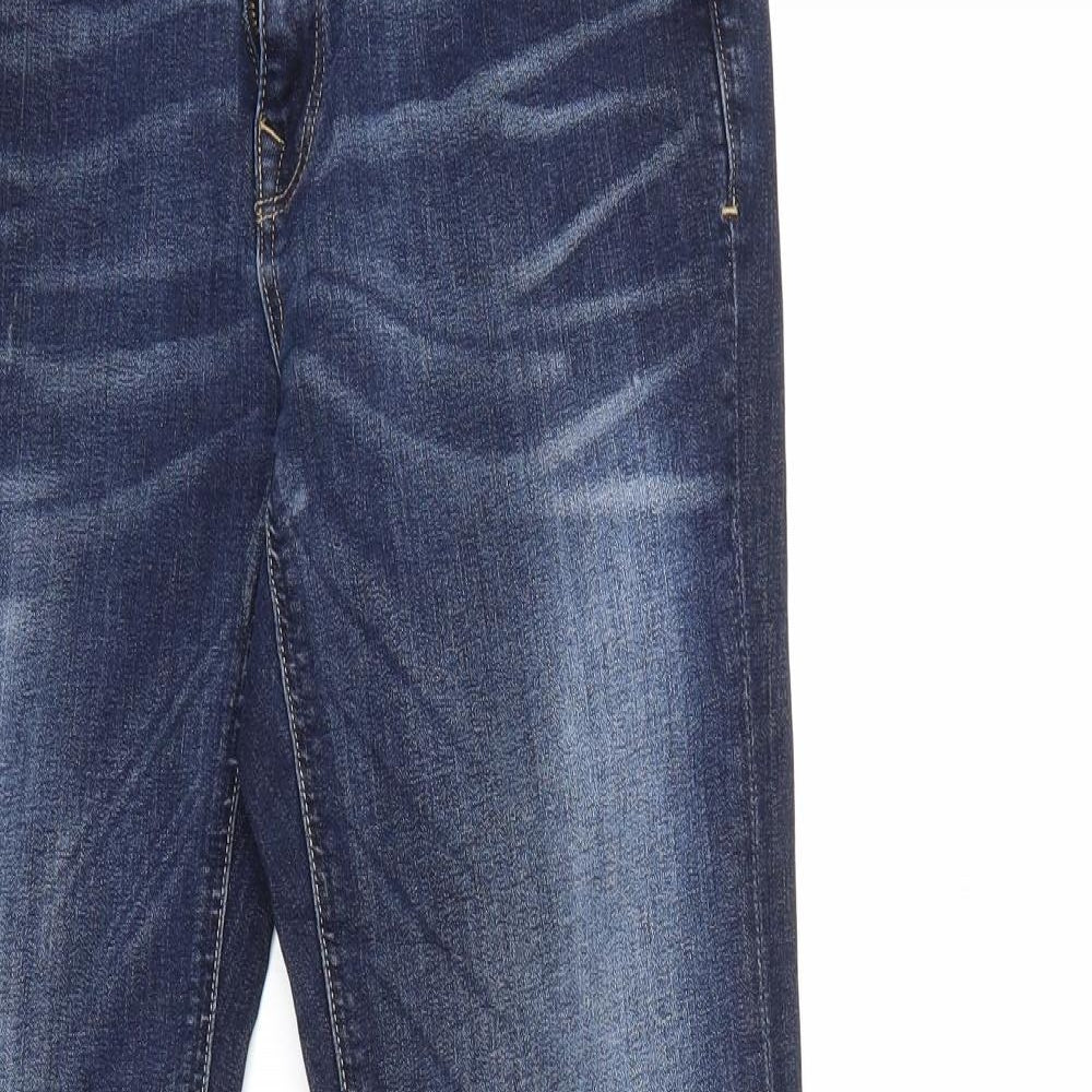 EDC Womens Blue  Denim Flared Jeans Size 32 in L30 in