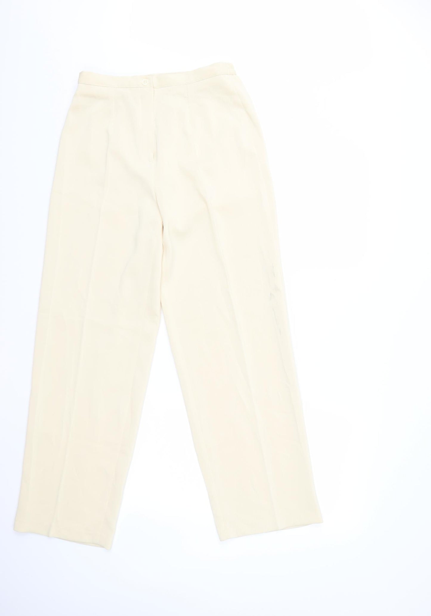 Preworn Womens Ivory   Trousers  Size 14 L29 in