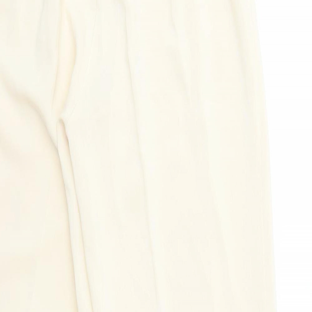 Preworn Womens Ivory   Trousers  Size 14 L29 in