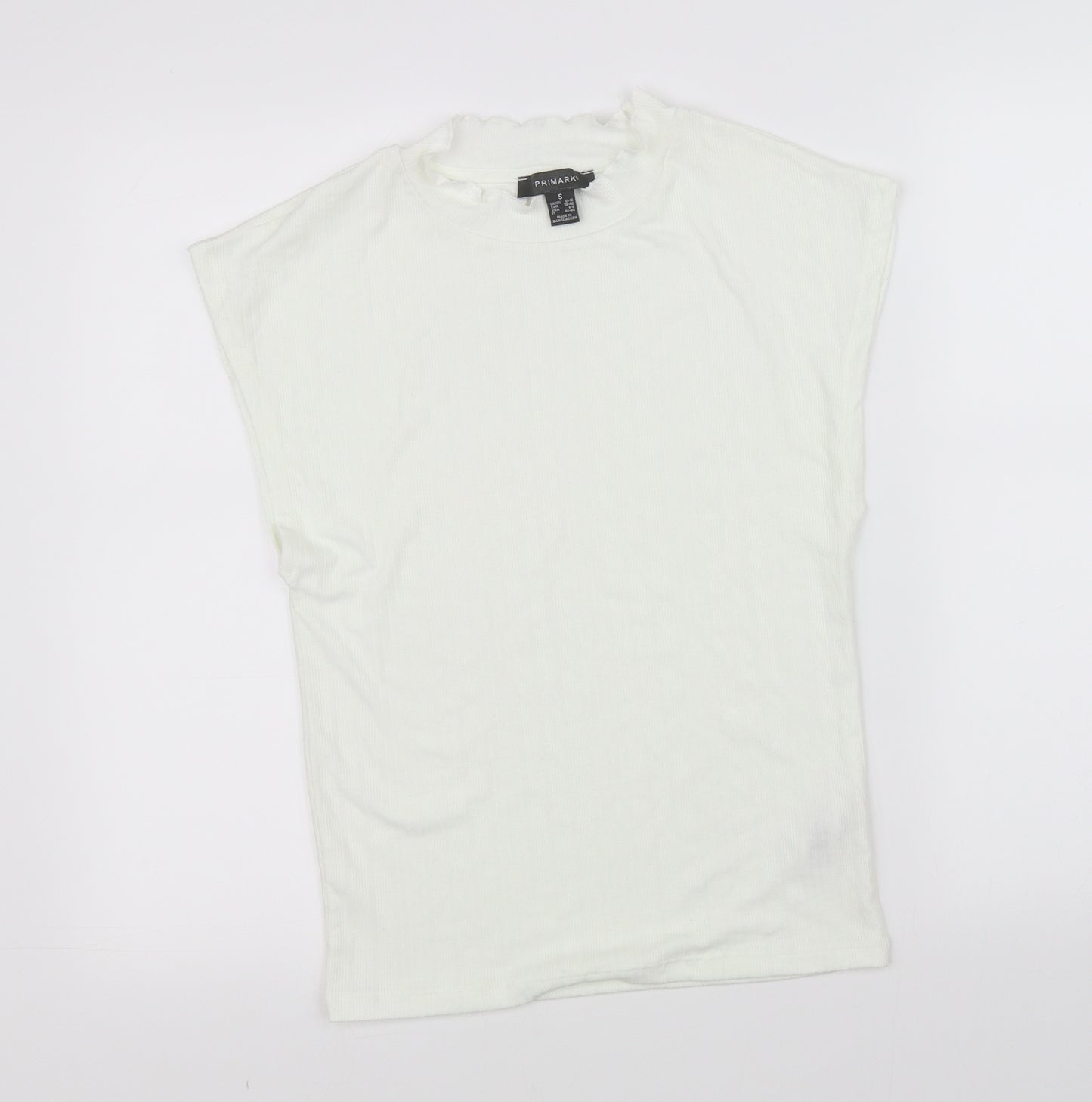 Primark Girls White   Basic T-Shirt Size S