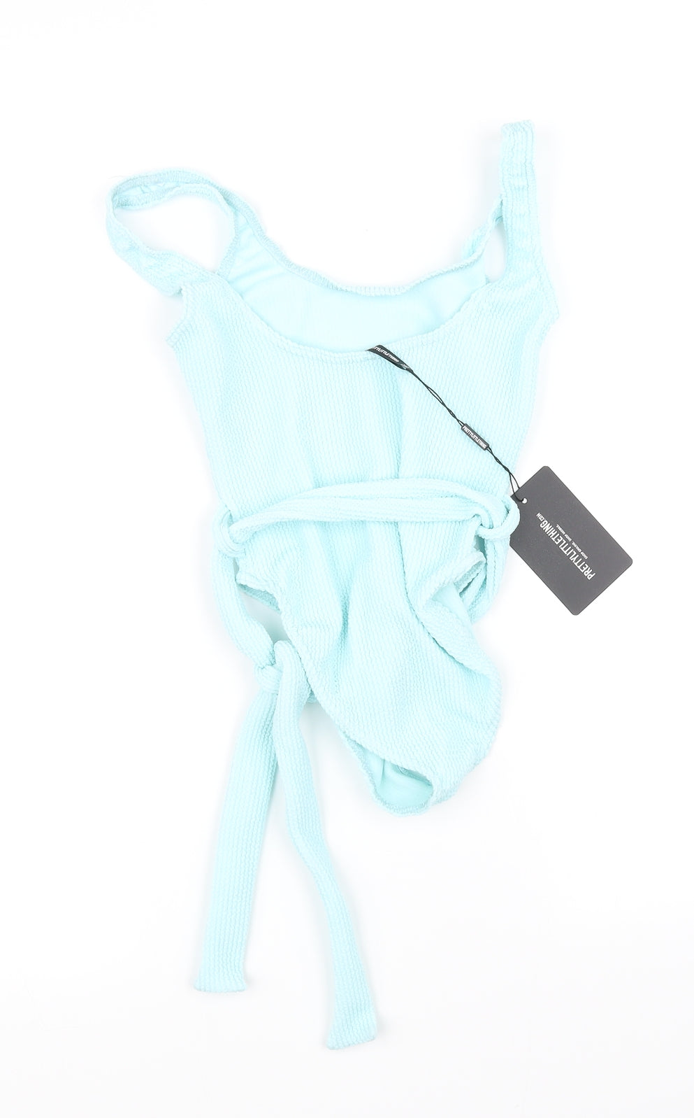 pretty littl thing Womens Blue   Basic Tank Size 8