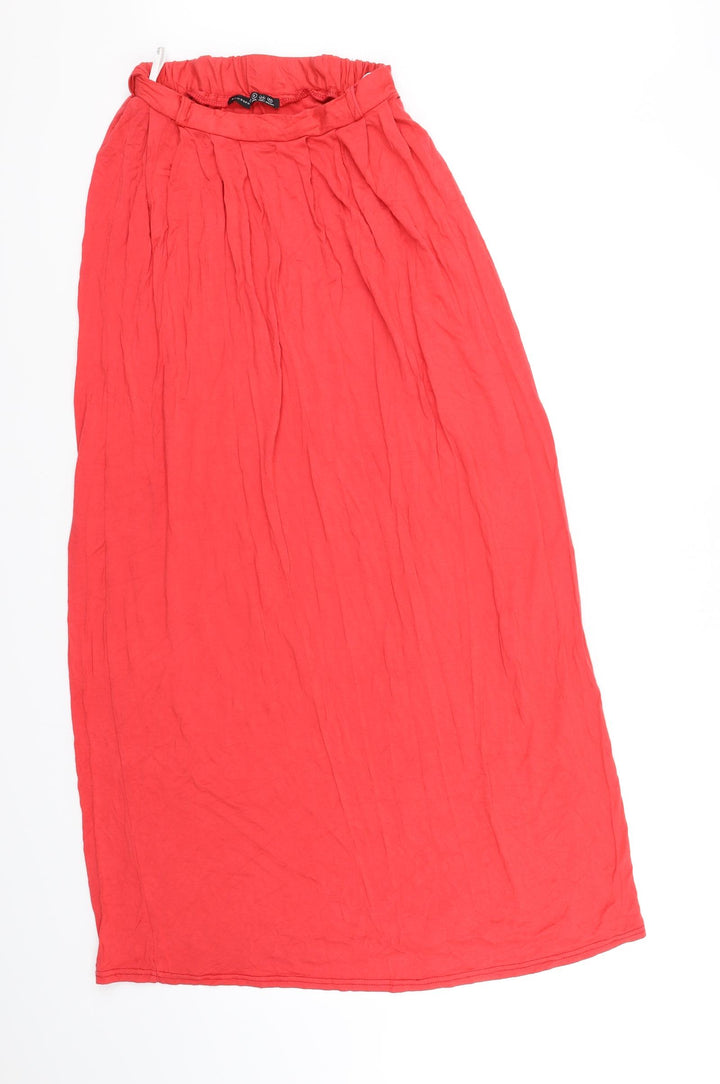 Atmosphere Womens Orange Flare Skirt Size 8
