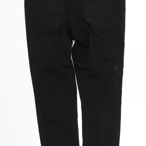 pre worn Womens Black   Straight Jeans Size L L30 in