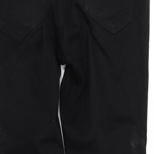 pre worn Womens Black   Straight Jeans Size L L30 in