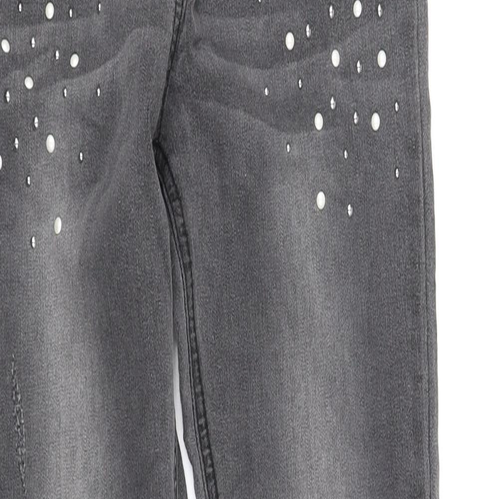 Gerorge Girls Grey   Skinny Jeans Size 8 Years