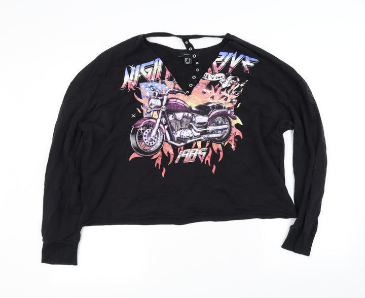 Atmosphere Womens Black   Pullover Jumper Size 16