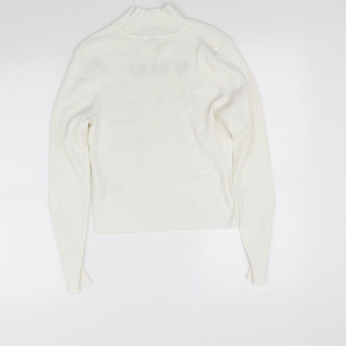 pre worn Girls White   Pullover Jumper Size L