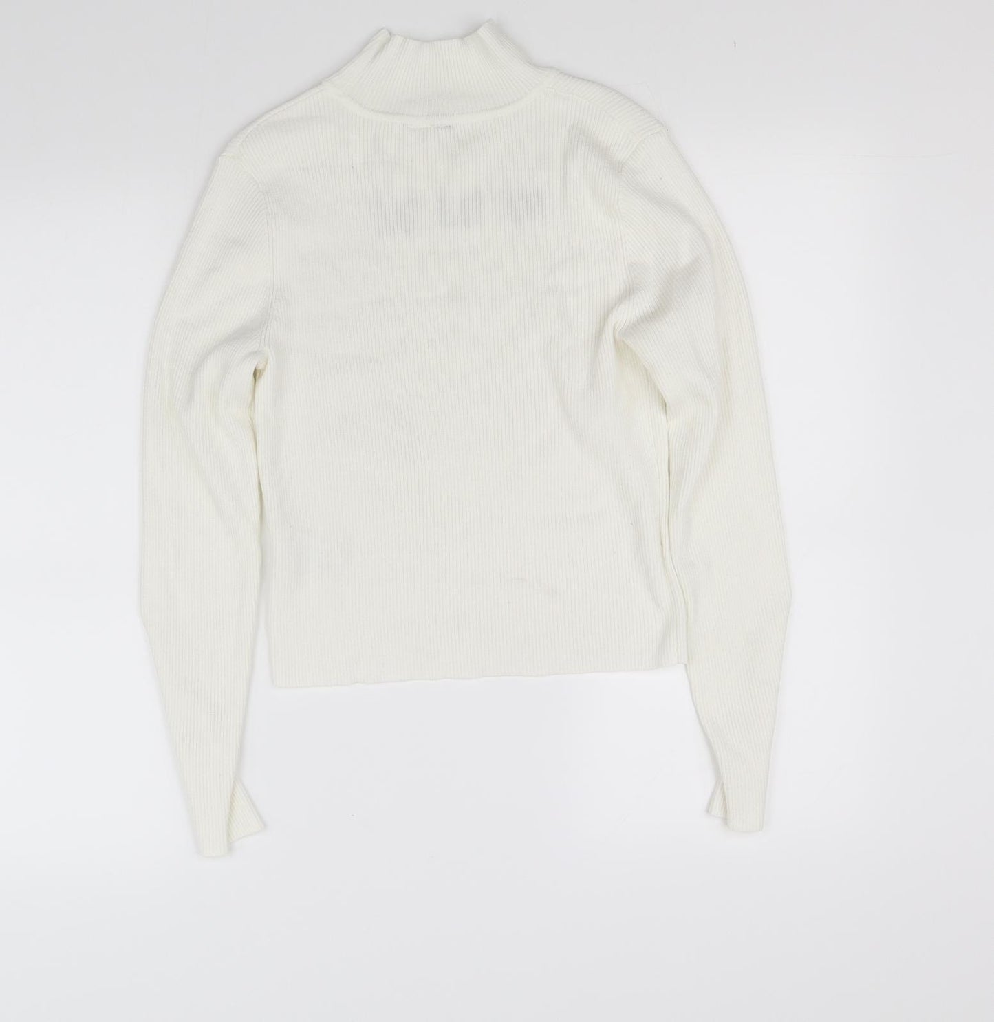 pre worn Girls White   Pullover Jumper Size L