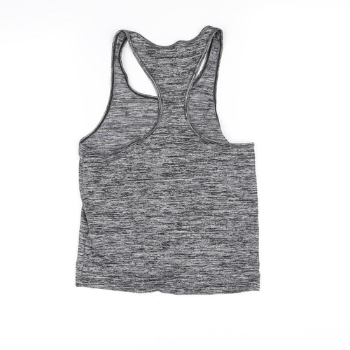 USA Pro Girls Grey   Basic Tank Size 7-8 Years