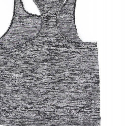 USA Pro Girls Grey   Basic Tank Size 7-8 Years