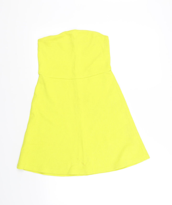 New Look Womens Yellow Fit & Flare Size 6