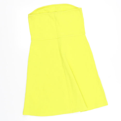 New Look Womens Yellow   Fit & Flare  Size 6