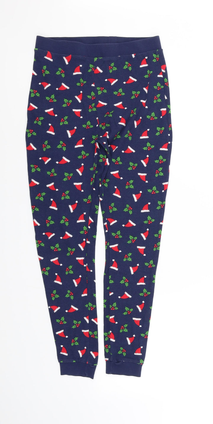 George Girls Blue Geometric Cami Lounge Pants Size 10-11 Years