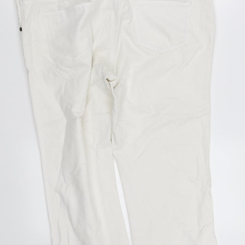 pre worn Womens White   Straight Jeans Size 42 in L30 in
