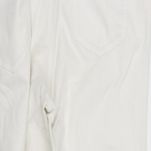 pre worn Womens White   Straight Jeans Size 42 in L30 in
