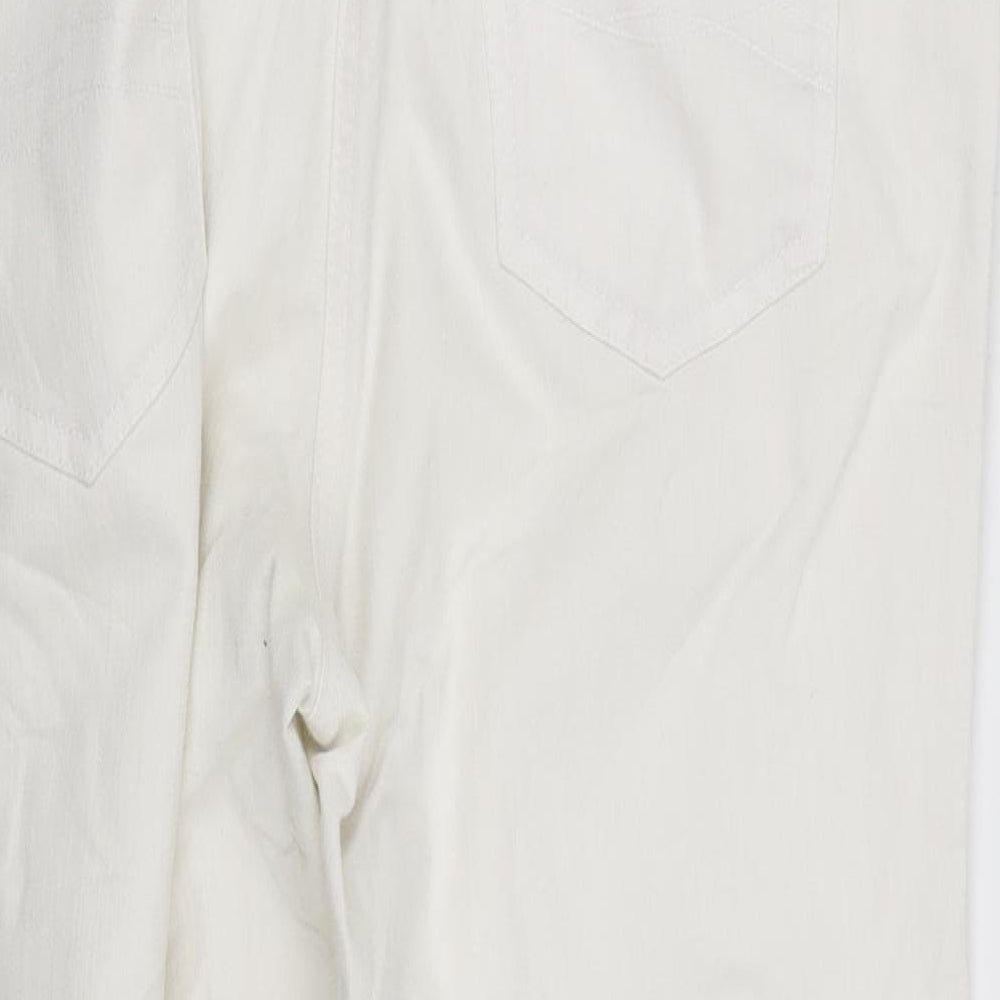 pre worn Womens White   Straight Jeans Size 42 in L30 in