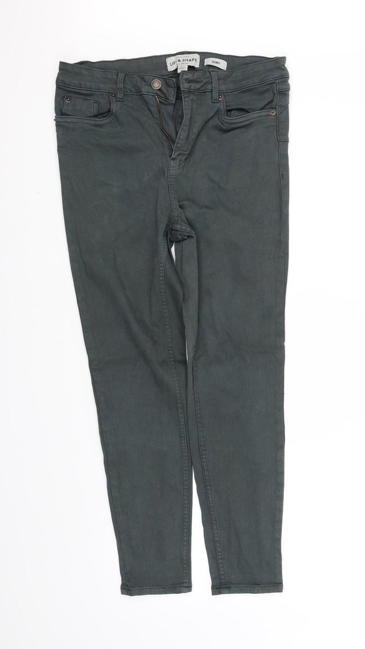 pre worn Womens Green Straight Jeans Size 12 L30 in