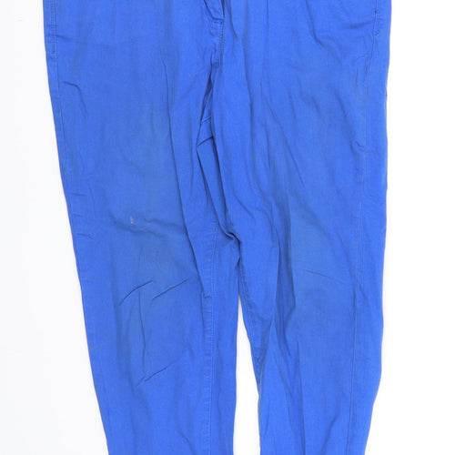m&s Womens Blue   Trousers  Size 18 L26 in