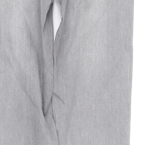 H&M Womens Grey   Straight Jeans Size S L32 in