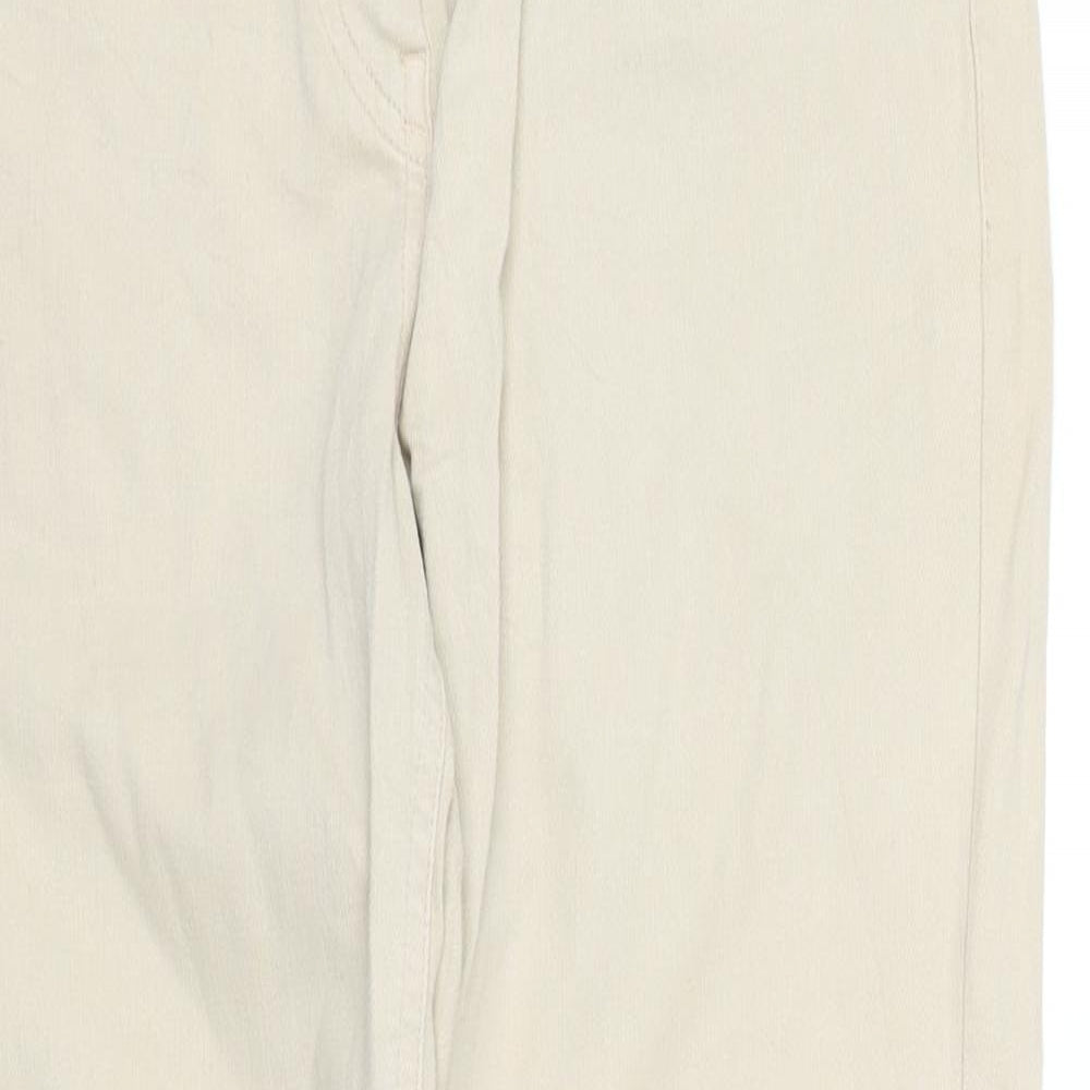 pre worn Womens Beige   Straight Jeans Size 34 in L30 in