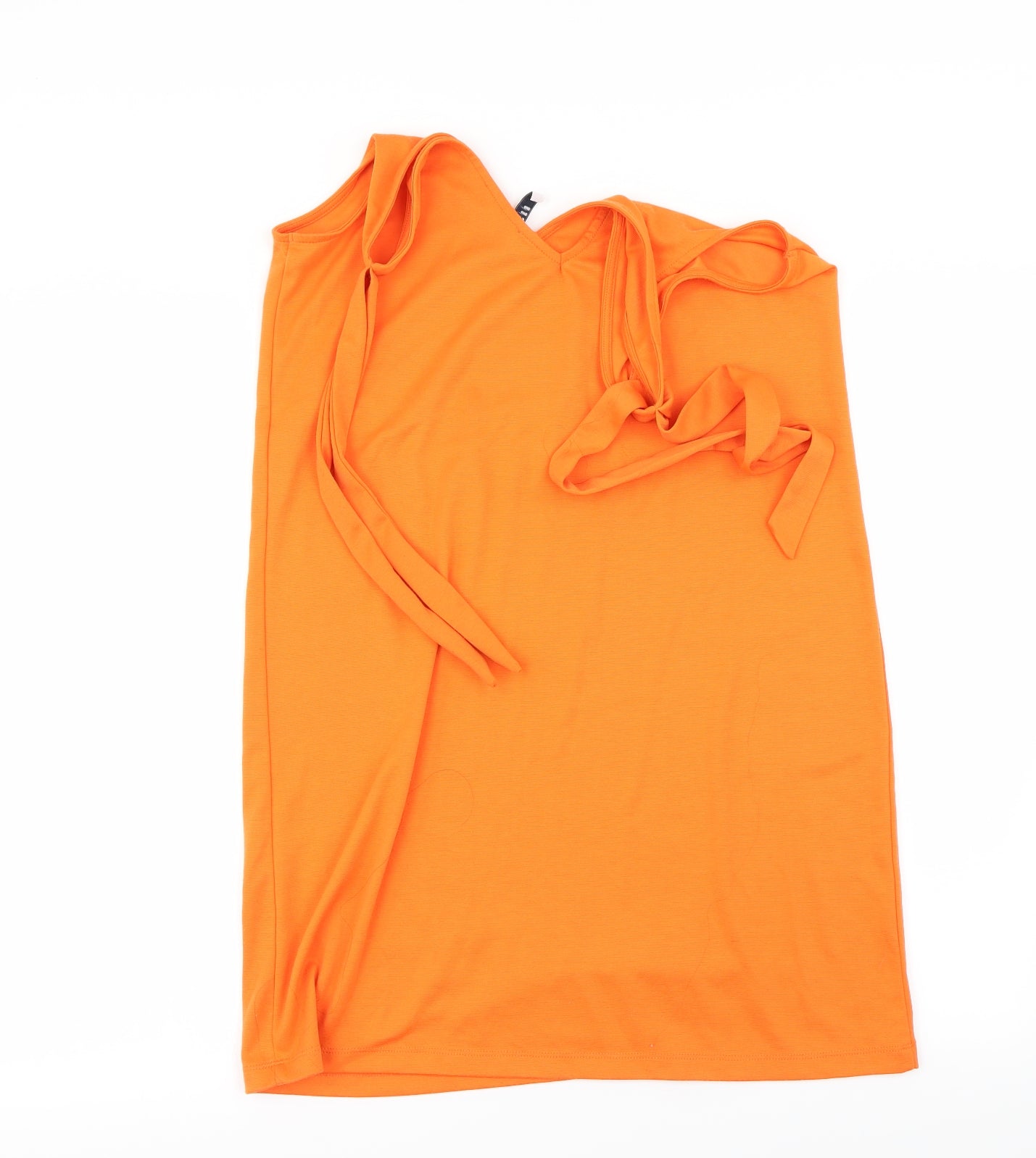Pieces Womens Orange   Basic T-Shirt Size S