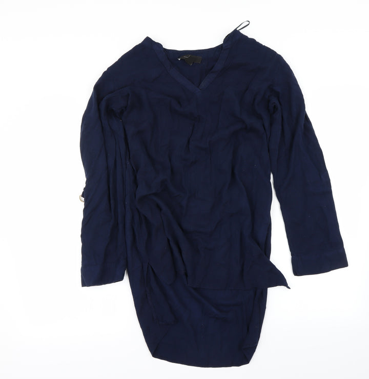 Atmosphere Womens Blue Basic T-Shirt Size 10