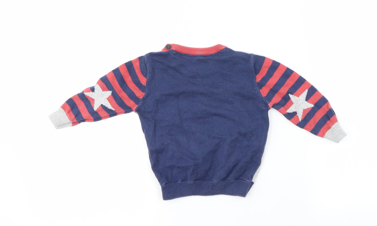 Marks and Spencer Girls Grey   Pullover Jumper Size 18-24 Months
