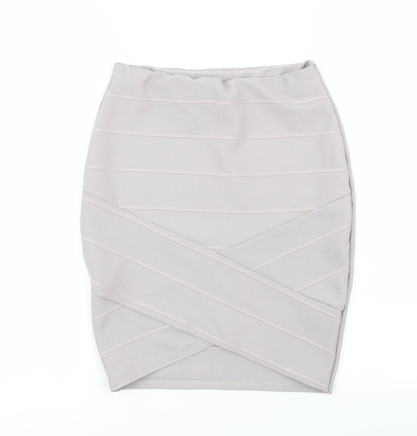 Miss Selfridge Womens Grey   A-Line Skirt Size 8
