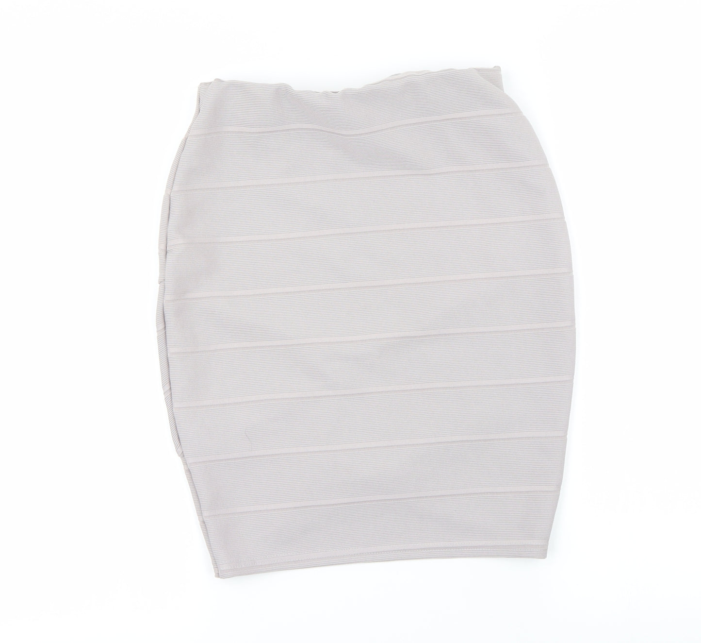 Miss Selfridge Womens Grey   A-Line Skirt Size 8