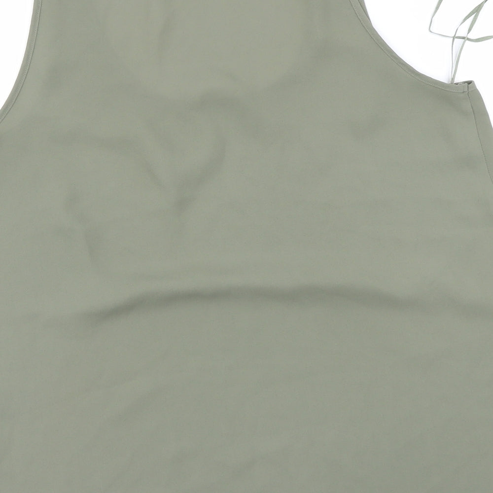 Papaya Womens Green   Basic Blouse Size 8