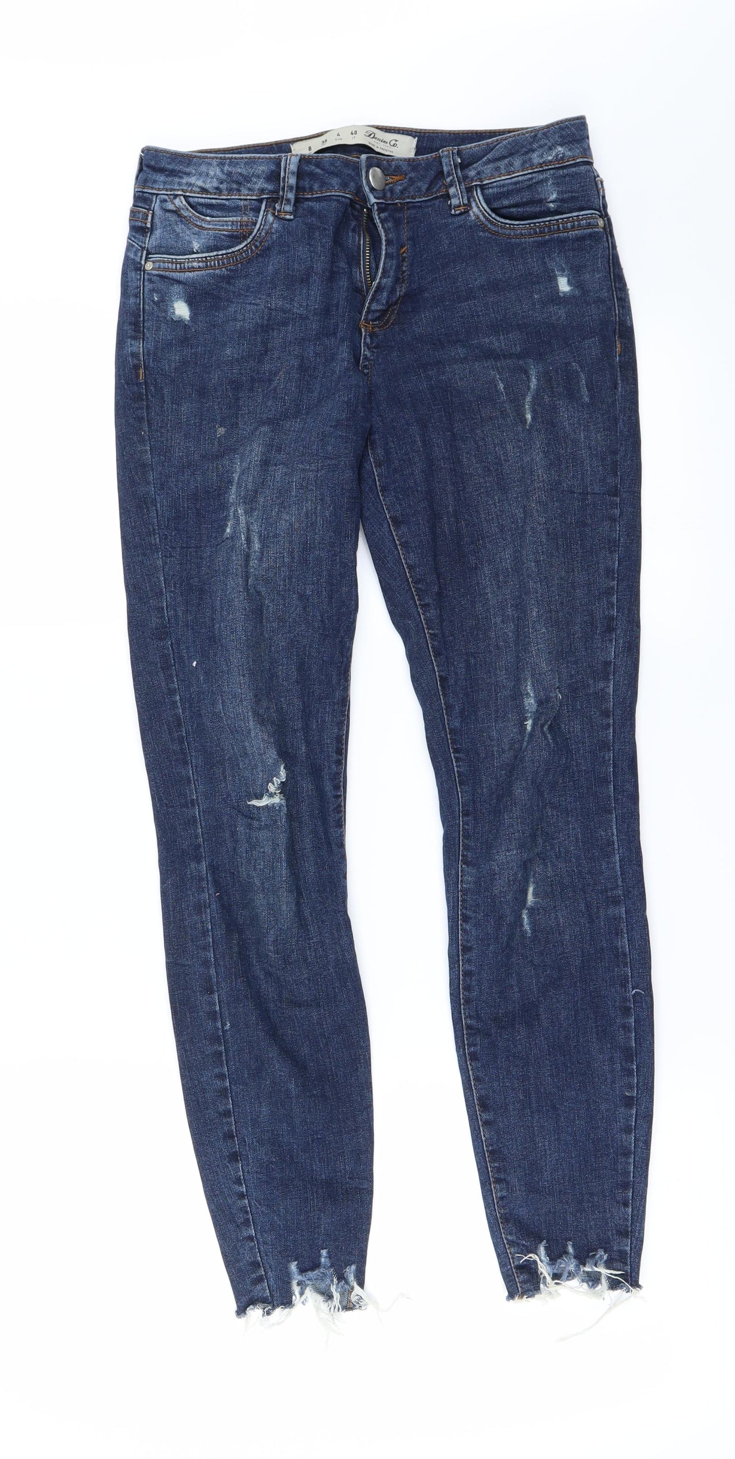 denim co Womens Blue   Skinny Jeans Size 8 L24 in