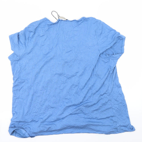 Marks and Spencer Womens Blue   Basic T-Shirt Size 22