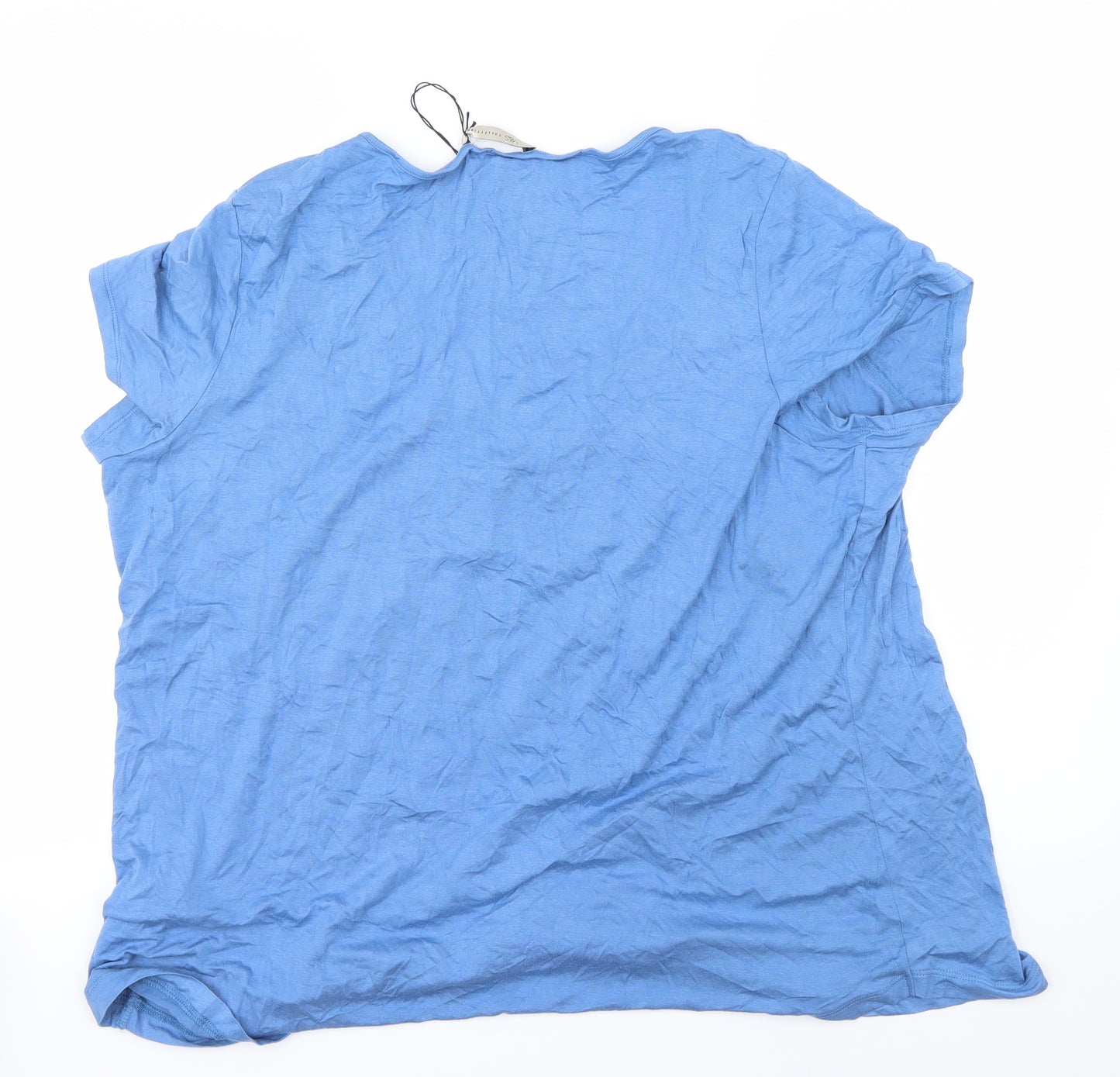 Marks and Spencer Womens Blue   Basic T-Shirt Size 22