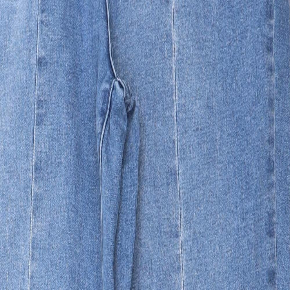 JustFab Womens Blue   Straight Jeans Size 28 L25 in