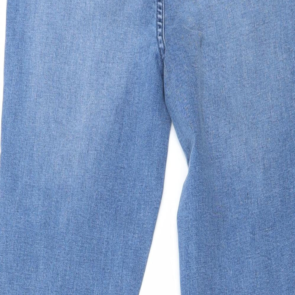 JustFab Womens Blue   Straight Jeans Size 28 L25 in