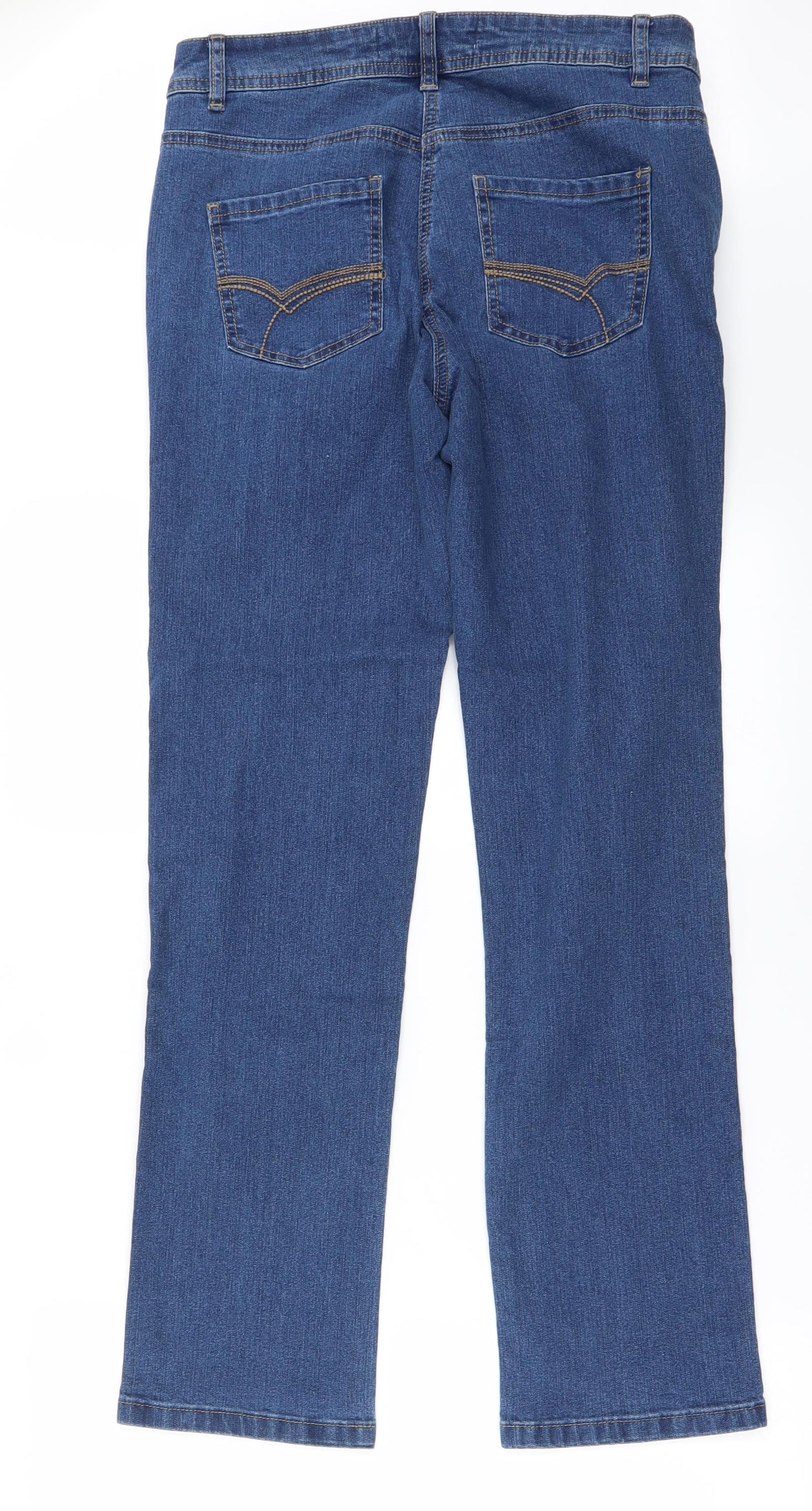 TU Womens Blue   Straight Jeans Size 12 L29 in