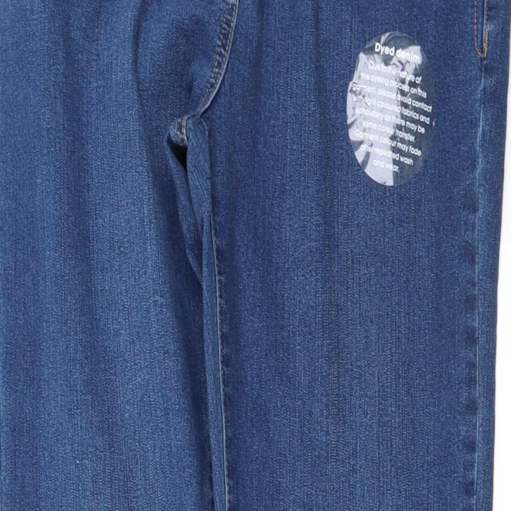 TU Womens Blue   Straight Jeans Size 12 L29 in