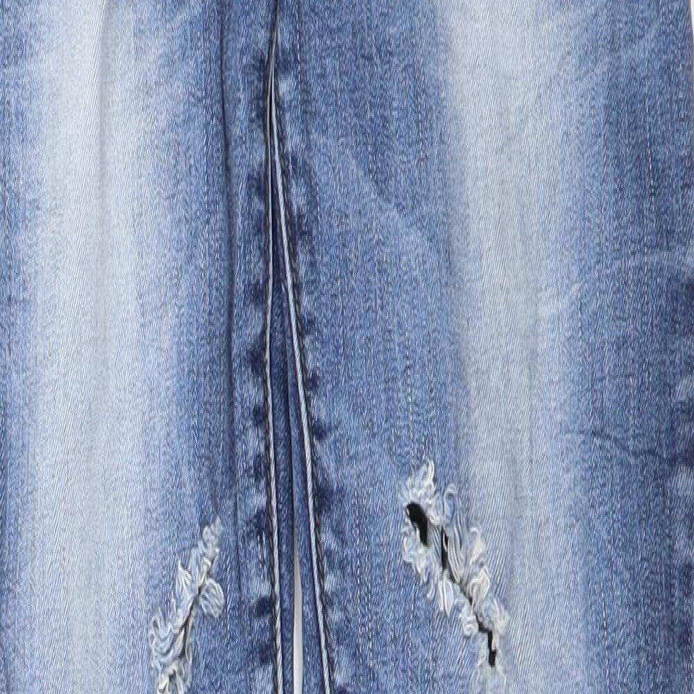 Preworn Womens Blue   Straight Jeans Size L L25 in