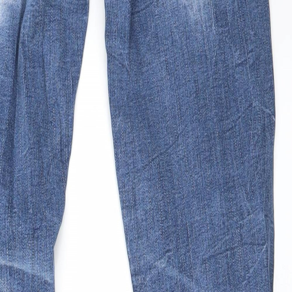 Preworn Womens Blue   Straight Jeans Size L L25 in