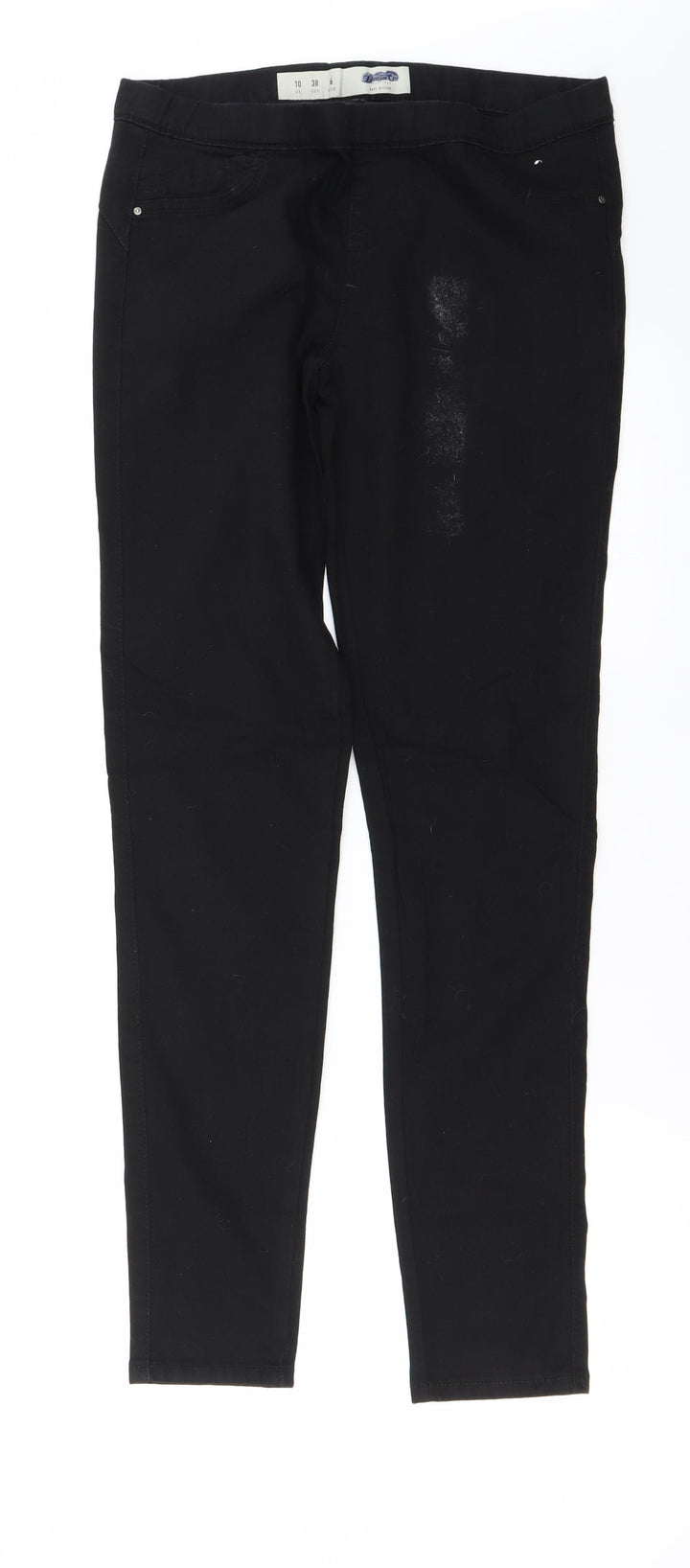 denim co Womens Black Skinny Jeans Size 10 L25 in