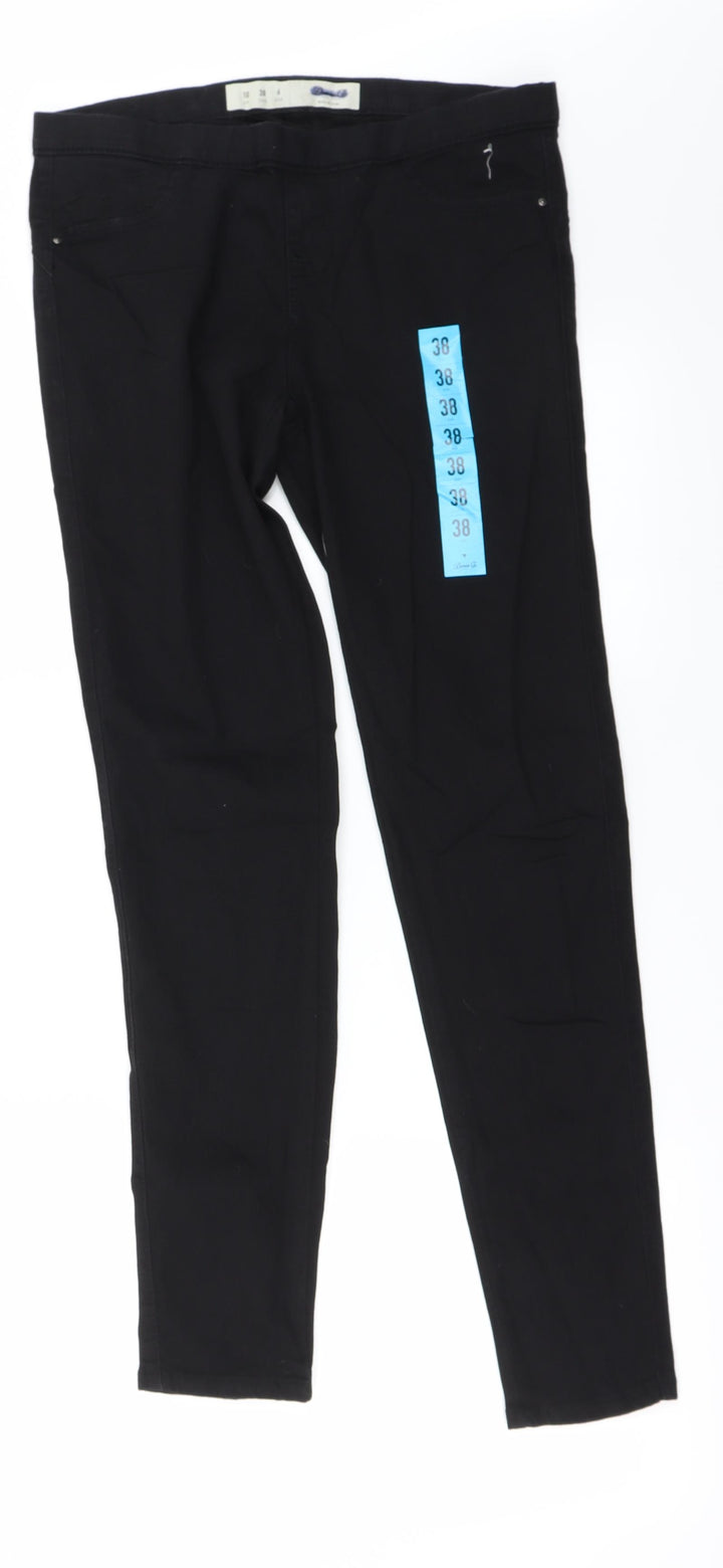 denim co Womens Black Skinny Jeans Size 10 L28 in